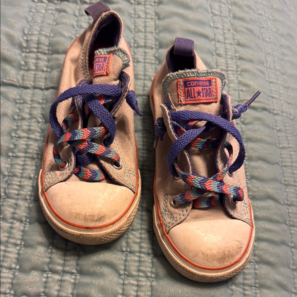 Converse Kids' Sneakers - Grey & Purple